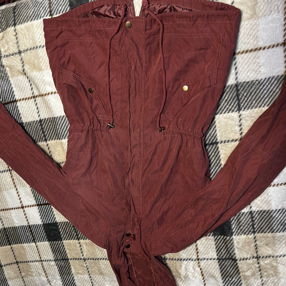 Charlotte Russe Rust Trench Coat